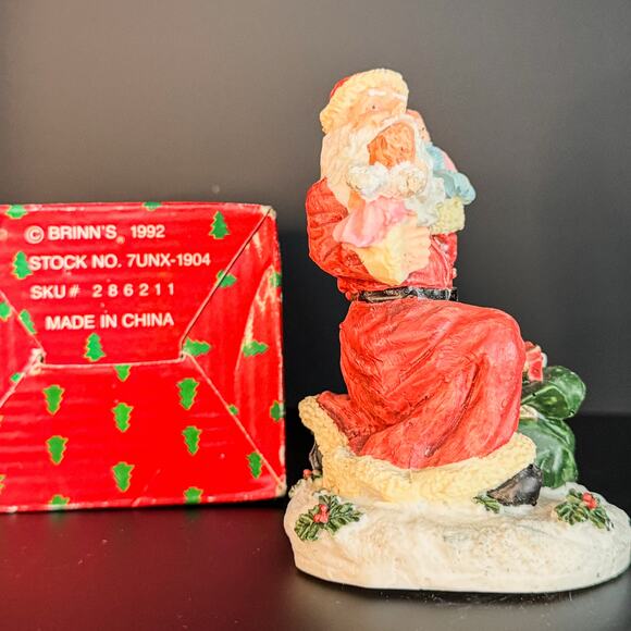 1992 Brinn's “Dolls From The North” Hand-Painted Santa Claus Christmas Figurine - Picture 3 of 9